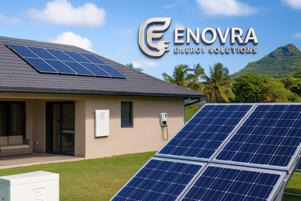 solar energy in Mauritius – rooftop solar panels and EV charging | Enovra