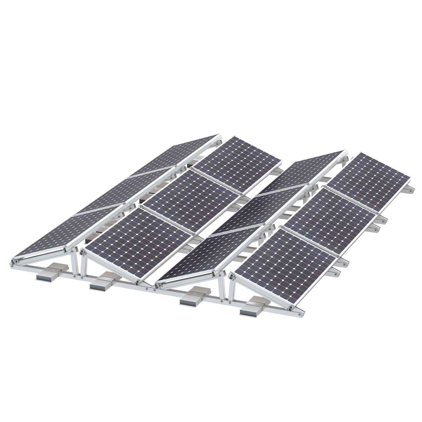 Mono half-cut solar panels