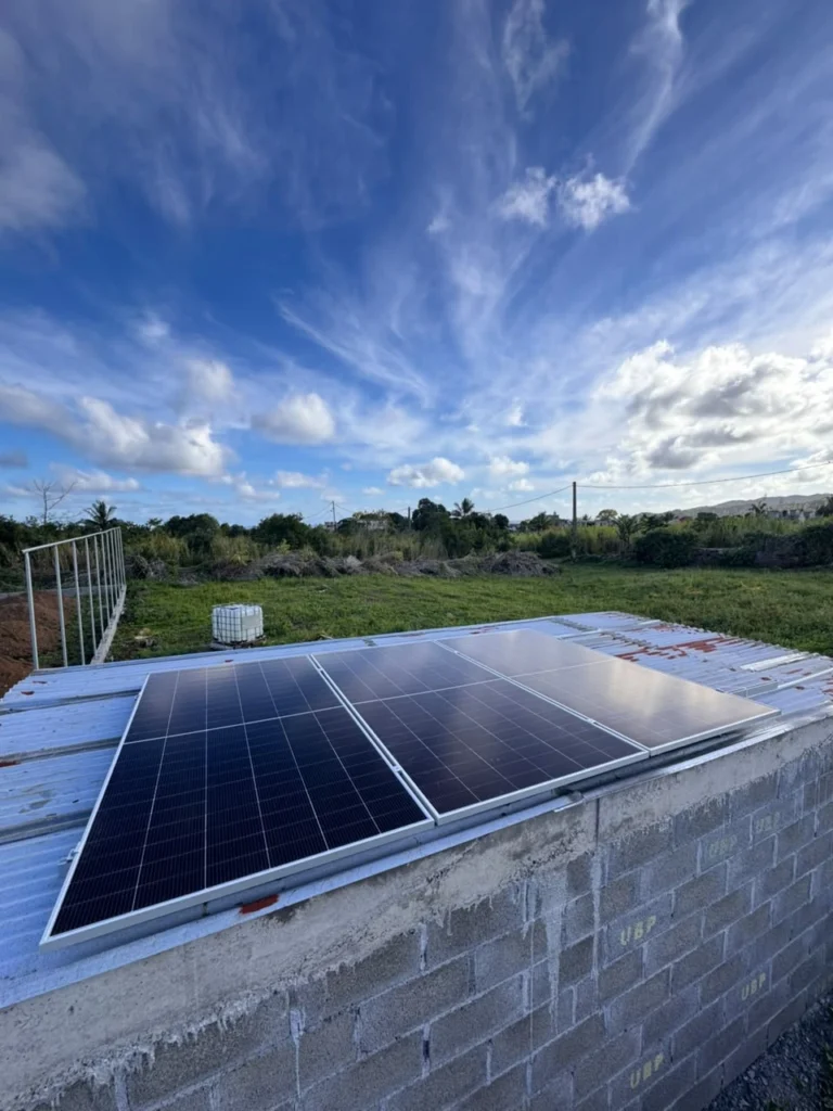 Residentail Ground Solar Panel Installation Mauritius